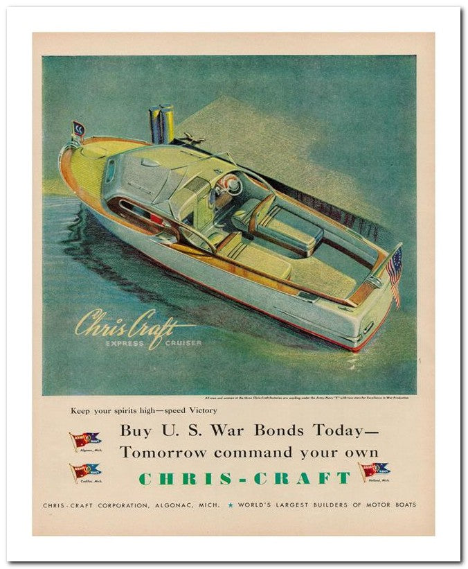 8x10 Vintage Ad 1944 Tomorrow Command Your Own 02062500158