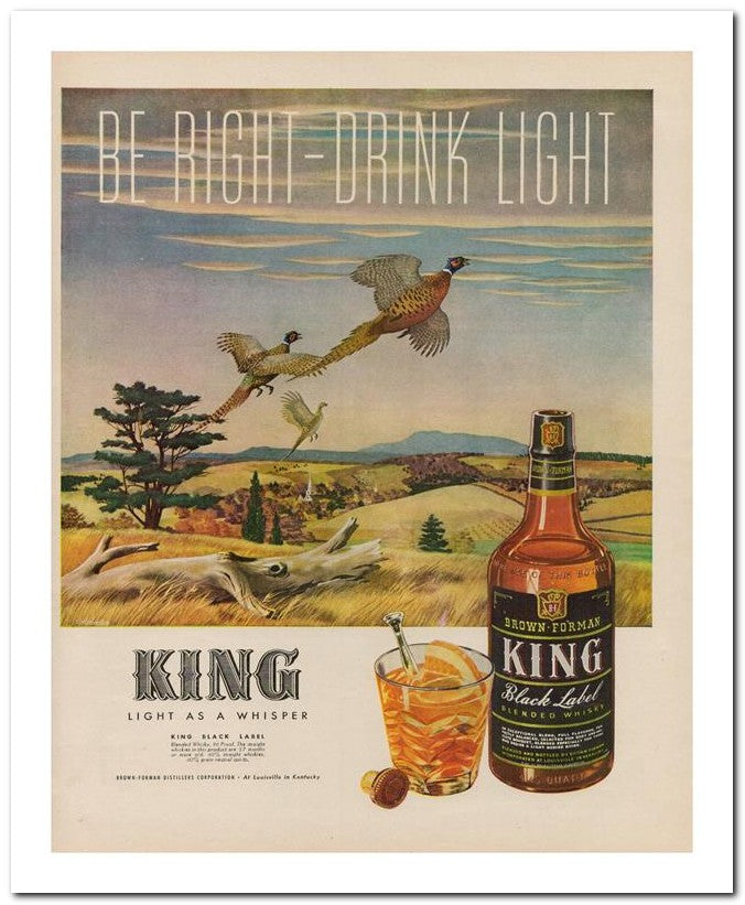 8x10 Vintage Ad 1944 Drink Light 02062500232