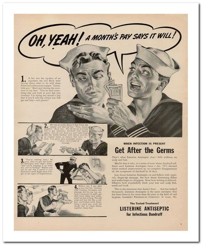 8x10 Vintage Ad 1945 Oh Yeah 02062500485