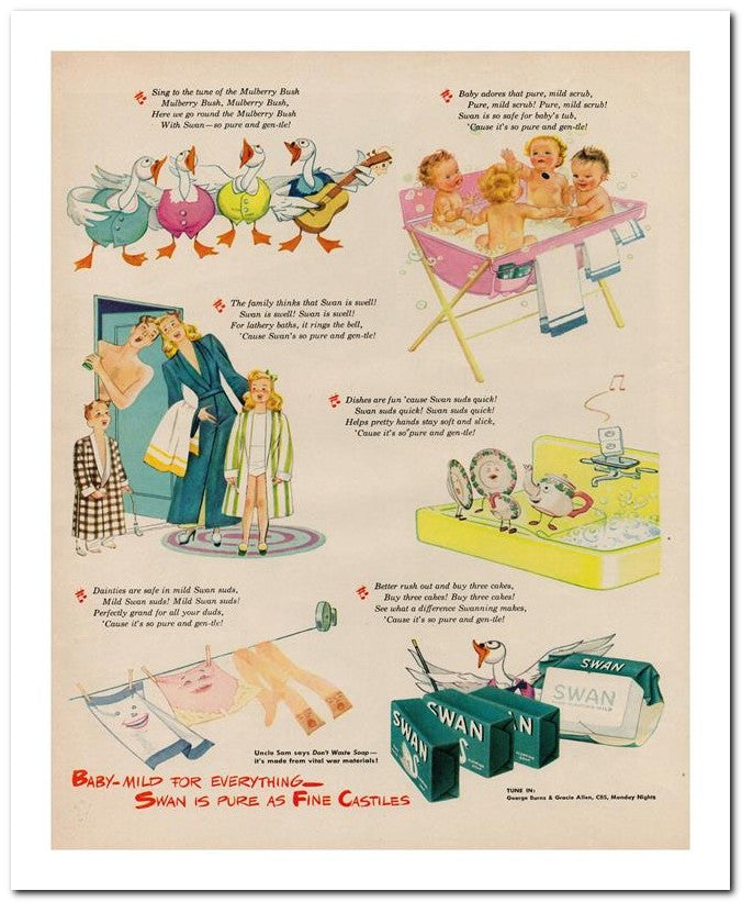 8x10 Vintage Ad 1945 Baby Mild For Everything 02062500500