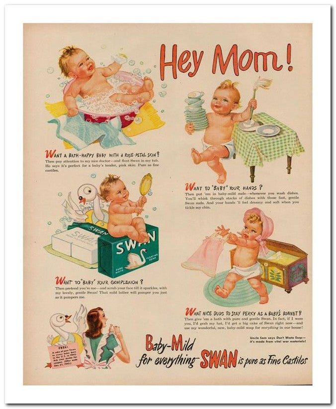 8x10 Vintage Ad 1945 Hey Mom 02062500551