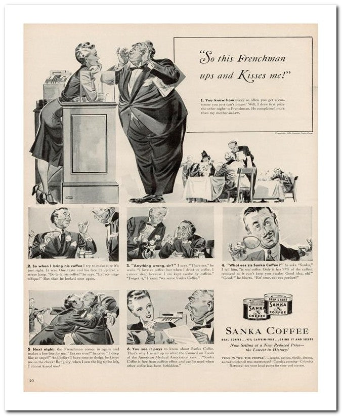 8x10 Vintage Ad 1939 So This Frenchman 02062500552