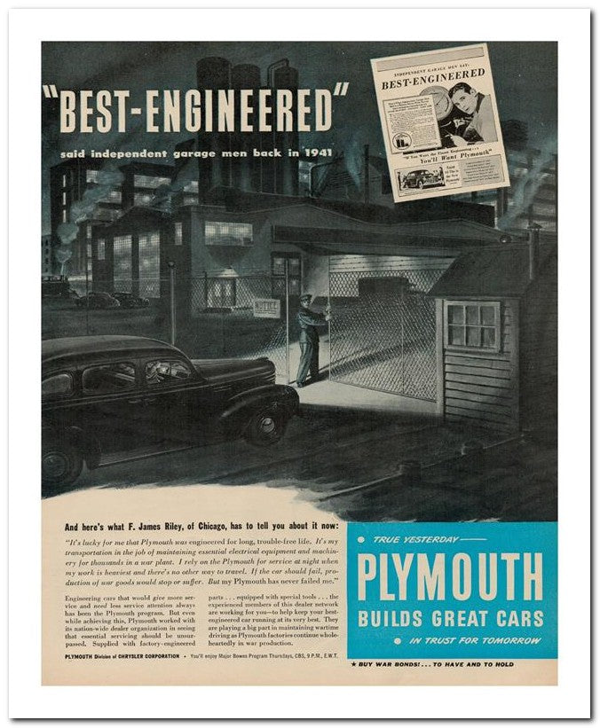 8x10 Vintage Ad 1945 Best Engineered 02062500564