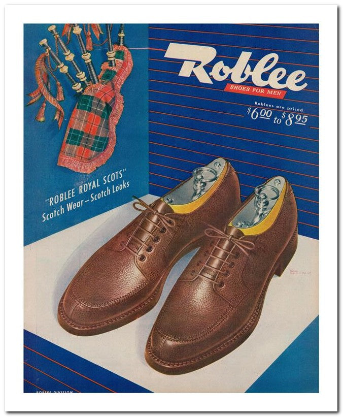 8x10 Vintage Ad 1945 Roblee 02062500591