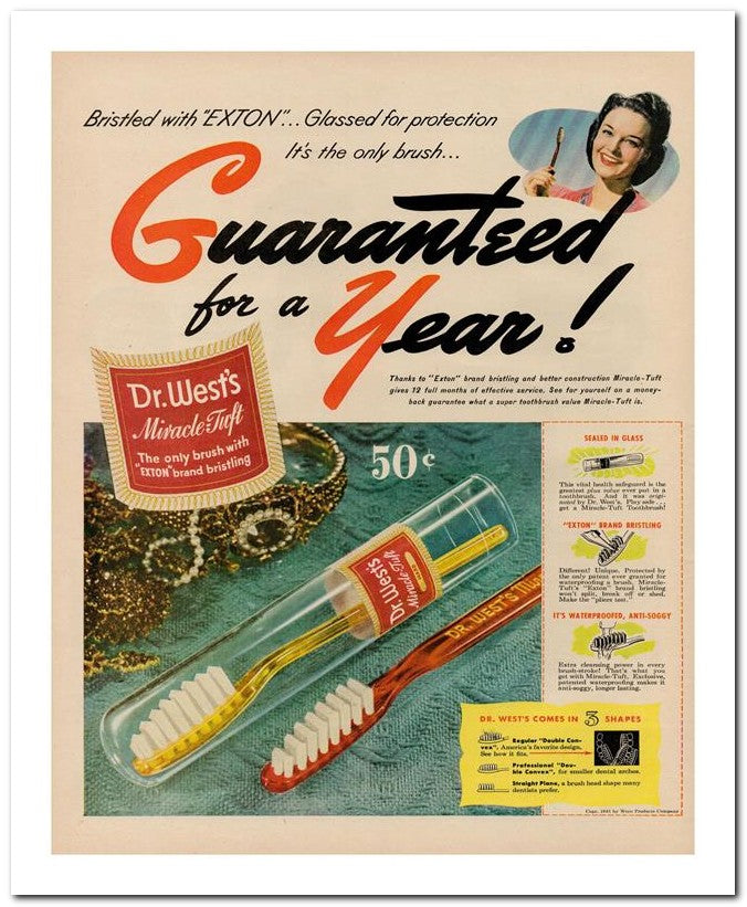 8x10 Vintage Ad 1945 Guaranteed 02062500670