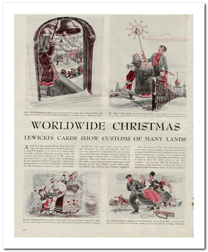 8x10 Vintage Ad 1945 Worldwide 02062500688