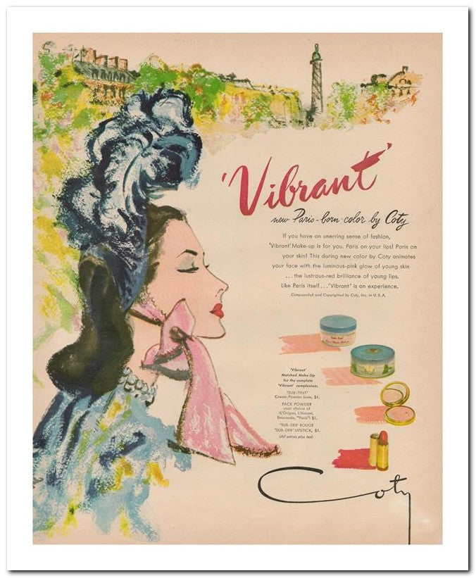 8x10 Vintage Ad 1946 Vibrant 02062500840