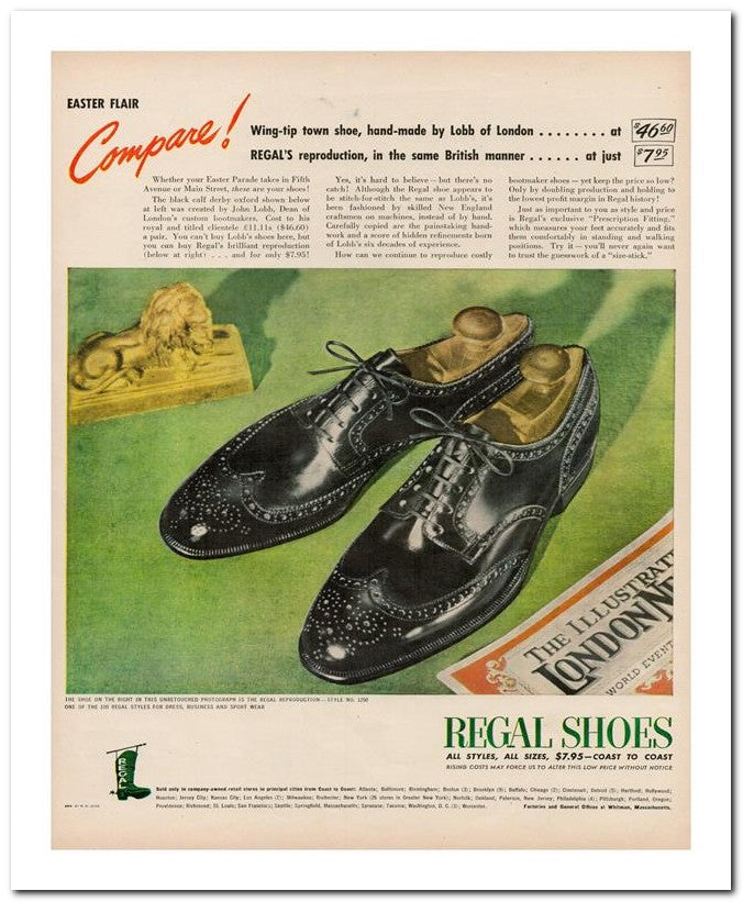 8x10 Vintage Ad 1947 Compare 02062500862