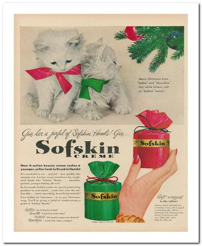 8x10 Vintage Ad 1948 Sofskin 02062500931