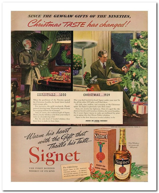8x10 Vintage Ad 1939 Signet 02062501003