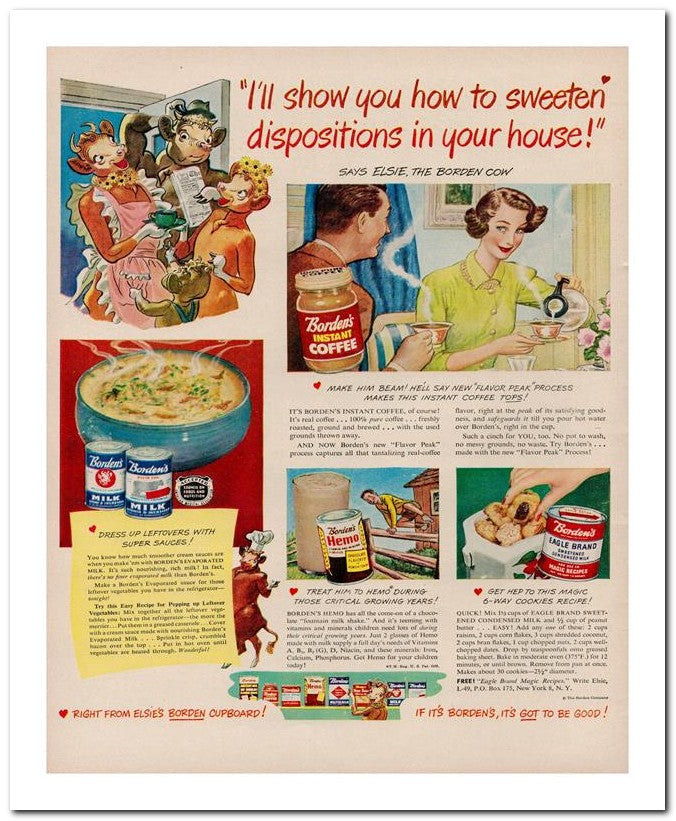 8x10 Vintage Ad 1949 I Ll Show You How To Sweeten 02062501056