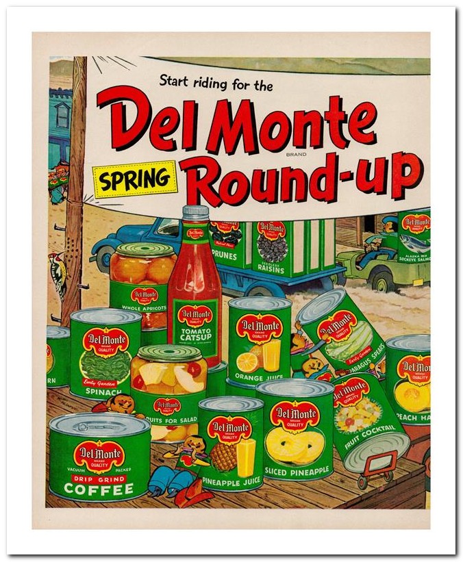 8x10 Vintage Ad 1949 Del Monte 02062501068