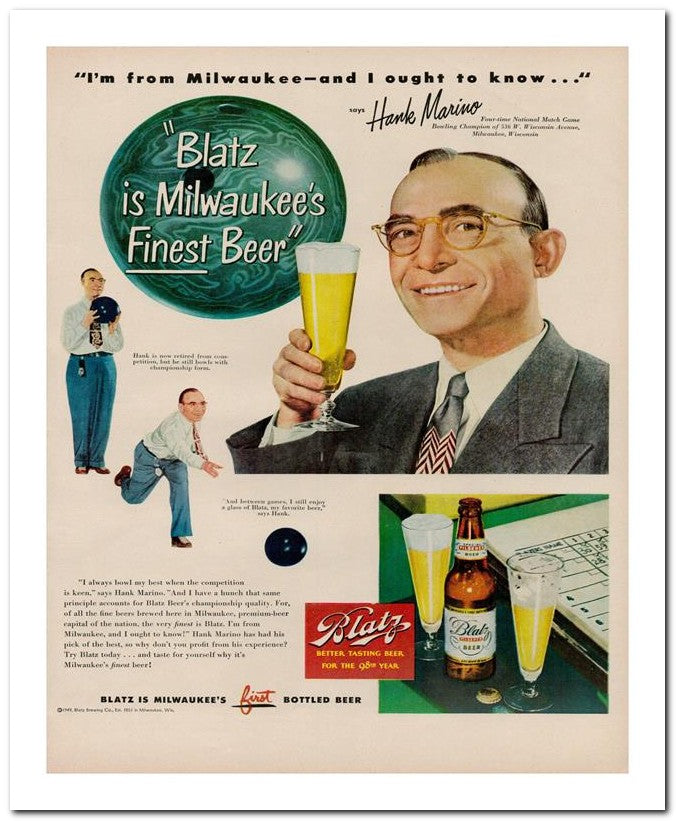 8x10 Vintage Ad 1949 Is Milwaukee's 02062501084
