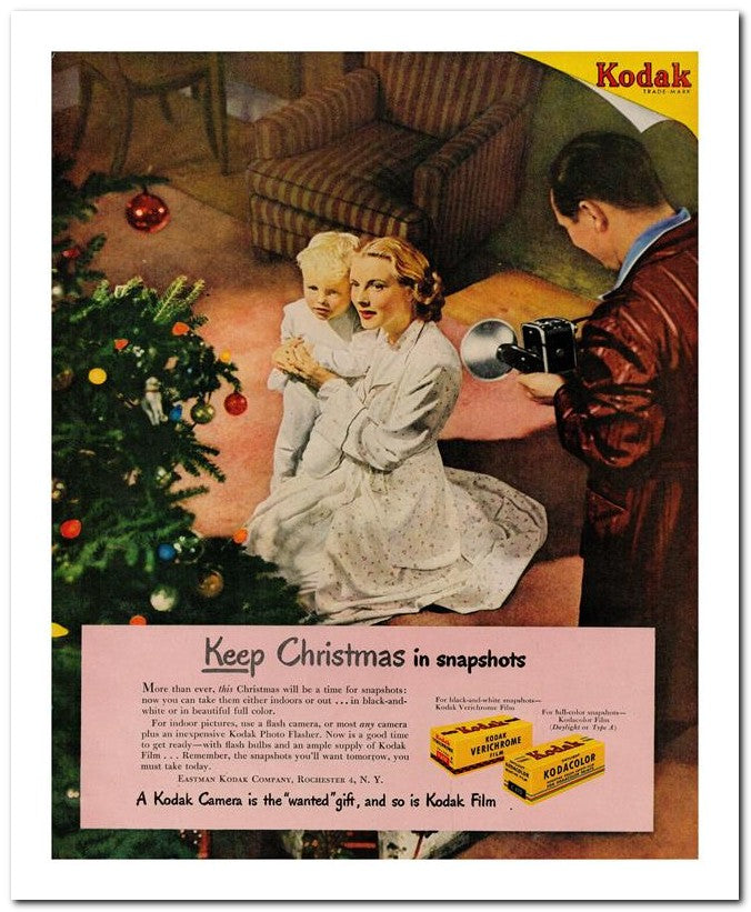 8x10 Vintage Ad 1949 Keep Christmas 02062501137