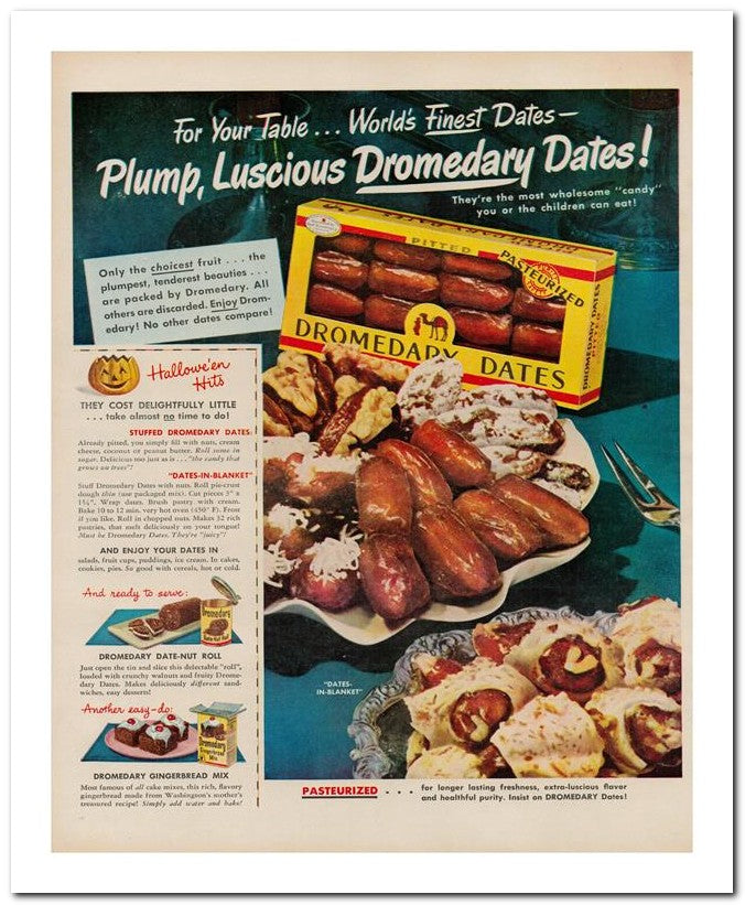 8x10 Vintage Ad 1950 Dromedary 02062501288