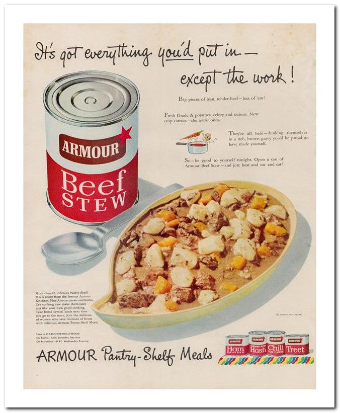 8x10 Vintage Ad 1950 It's Got Everything You'd Put In 02062501290