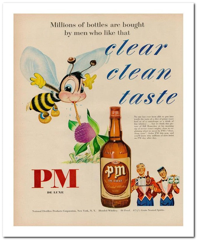 8x10 Vintage Ad 1950 Pm Beer 02062501370