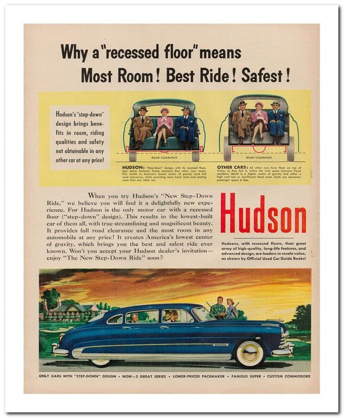 8x10 Vintage Ad 1950 Hudson 02062501381
