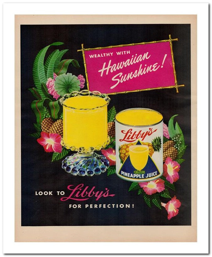 8x10 Vintage Ad 1951 To Libby's 02062501572