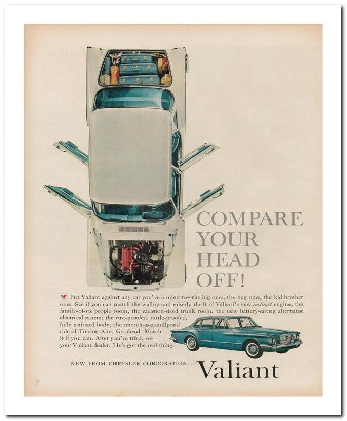 8x10 Vintage Ad 1960 Compare 02062501679