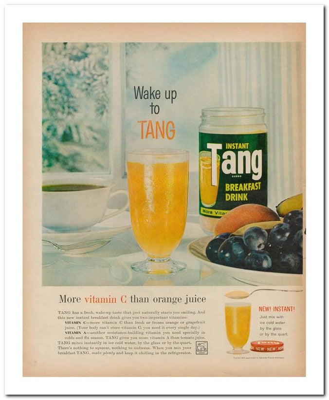 8x10 Vintage Ad 1960 Tang 02062501693