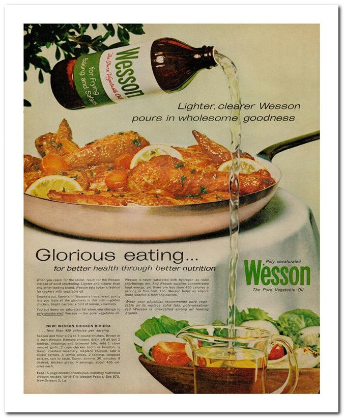 8x10 Vintage Ad 1960 Glorious Eating 02062501735