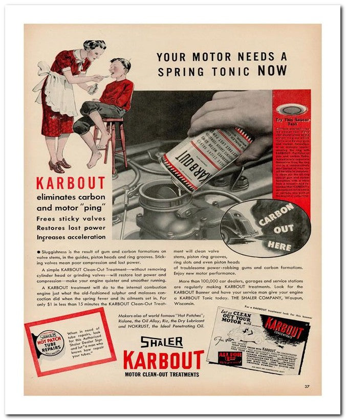 8x10 Vintage Ad 1939 Karbout 02062501817