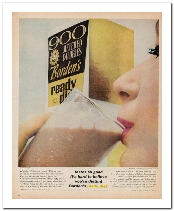 8x10 Vintage Ad 1962 Borden's 900 02062501832