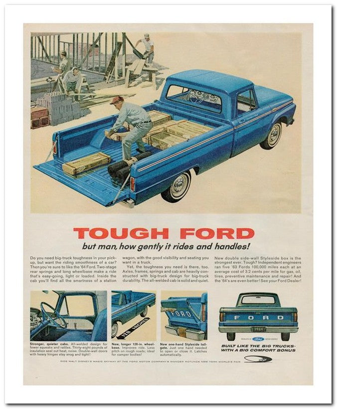 8x10 Vintage Ad 1964 But Man How Gently It Rides And Handles 02062501903