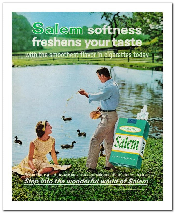 8x10 Vintage Ad 1964 Freshens Your 02062501935