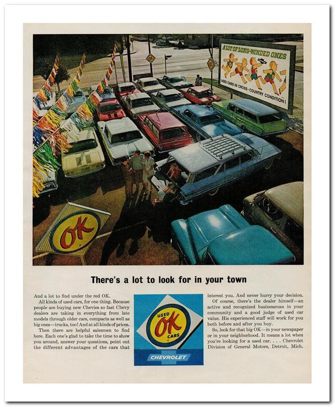 8x10 Vintage Ad 1964 There's A Lot To Look For In Your Town 02062501939