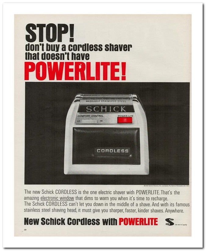 8x10 Vintage Ad 1964 Powerlite 02062502061