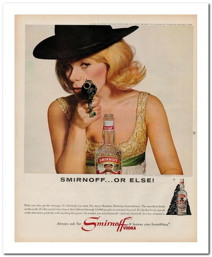 8x10 Vintage Ad 1964 Smirnoff 02062502068