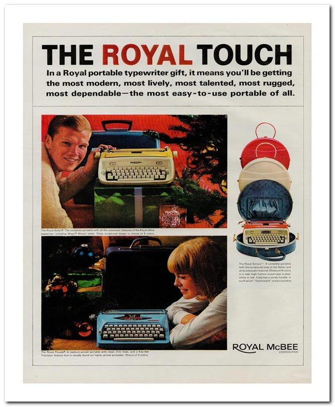 8x10 Vintage Ad 1964 The Royal Touch 02062502113
