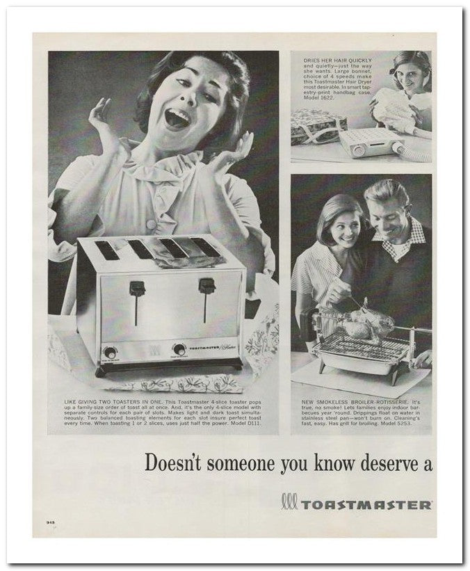 8x10 Vintage Ad 1964 Doesn't Someone You Know Deserve A 02062502150
