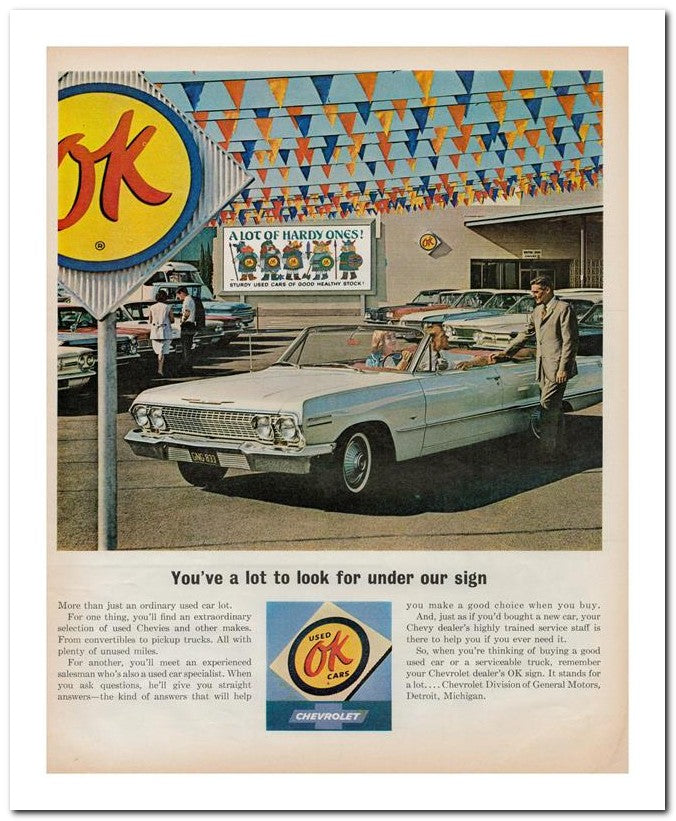 8x10 Vintage Ad 1964 Ok 02062502201