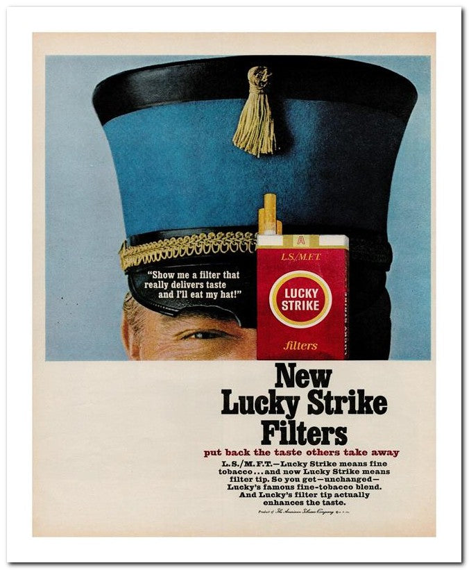 8x10 Vintage Ad 1965 Lucky Strike 02062502250