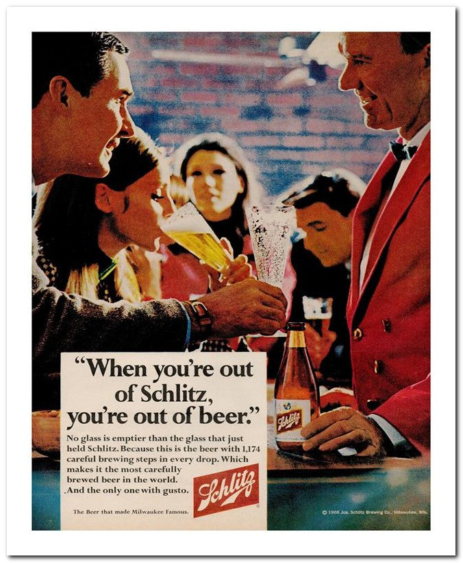 8x10 Vintage Ad 1966 When You Re Out 02062502387
