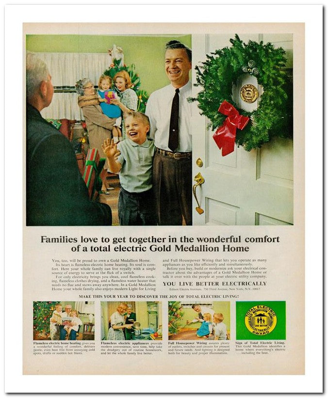 8x10 Vintage Ad 1966 Families Love To Get Together In The Wonder 02062502396
