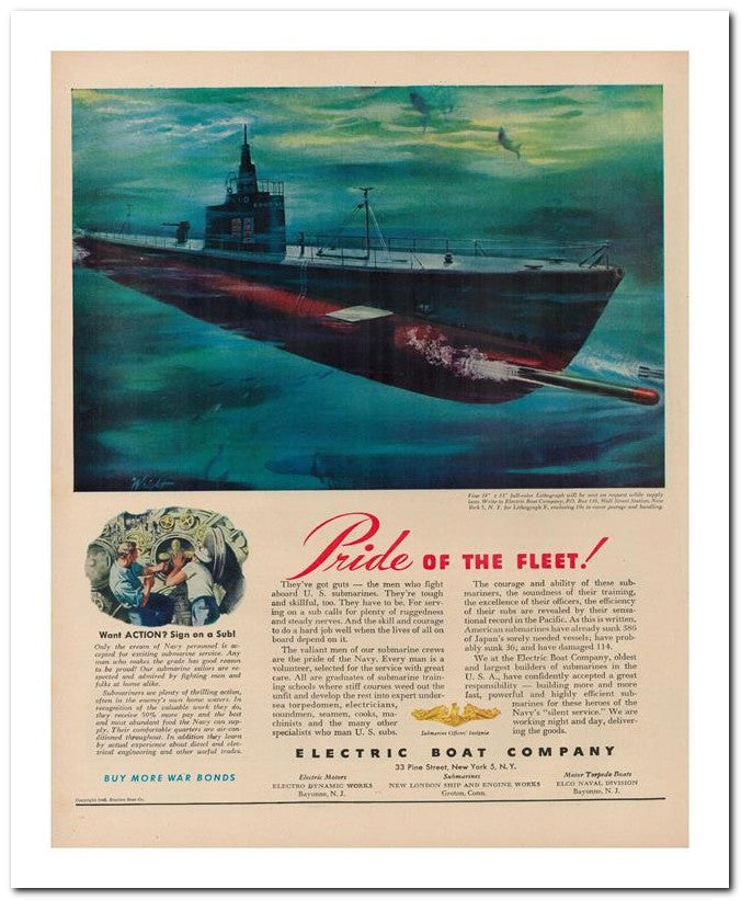 8x10 Vintage Ad 1944 Pride 02062502724