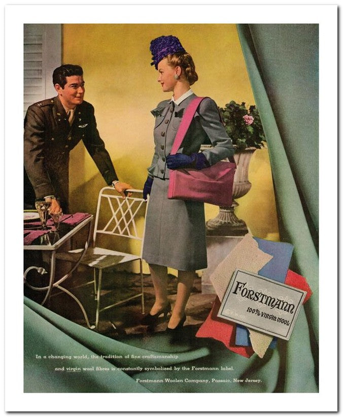 8x10 Vintage Ad 1944 Forstmann 02062502764