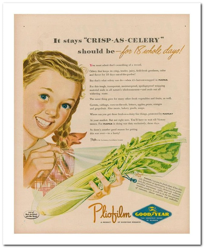 8x10 Vintage Ad 1944 For 18 Whole Days 02062502845
