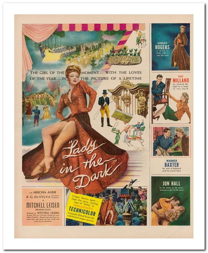 8x10 Vintage Ad 1944 Dark 02062502903