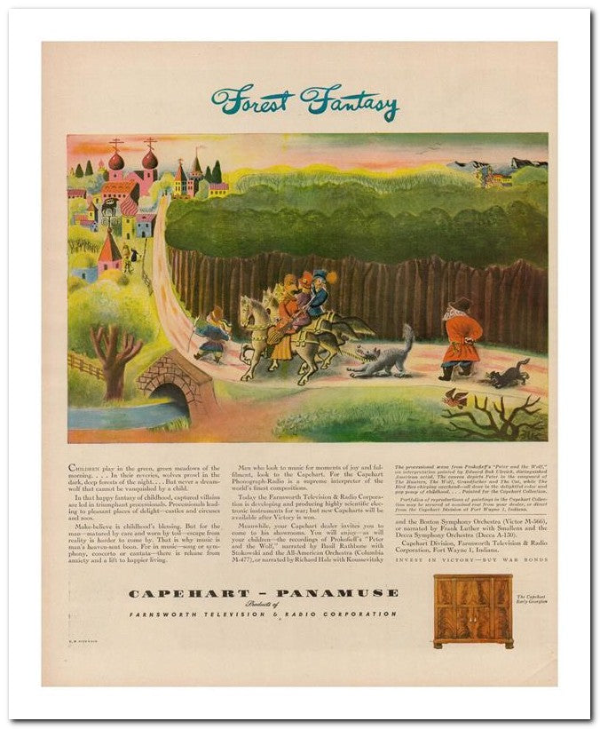 8x10 Vintage Ad 1944 Forest Fantasy 02062502913
