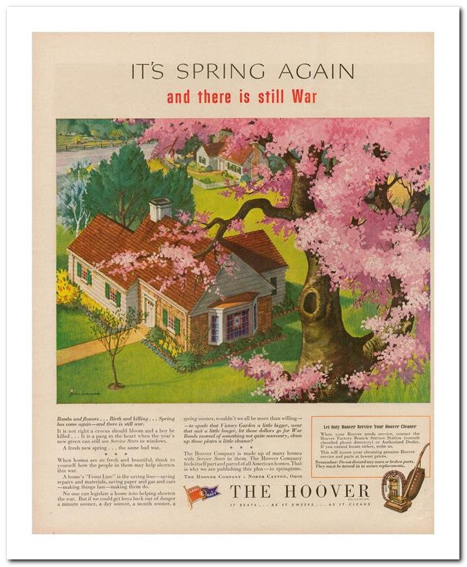 8x10 Vintage Ad 1944 It's Spring Again 02062502947