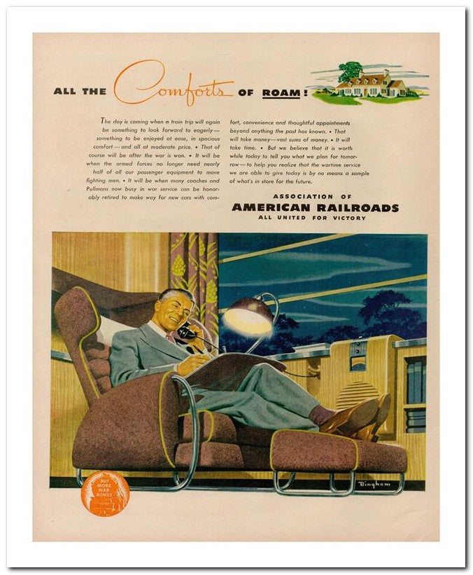 8x10 Vintage Ad 1944 Comforts 02062502949