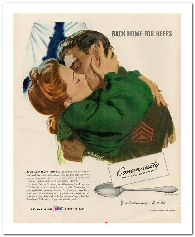 8x10 Vintage Ad 1944 Community 02062502992