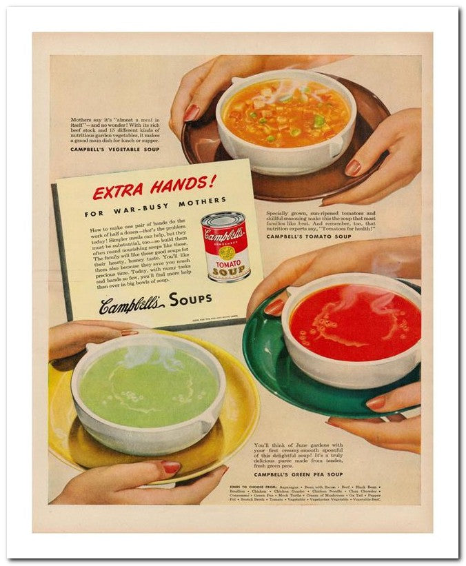 8x10 Vintage Ad 1944 Campbells 02062503004