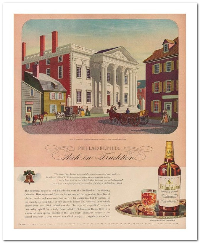 8x10 Vintage Ad 1944 Rich In Trad Ition 02062503043