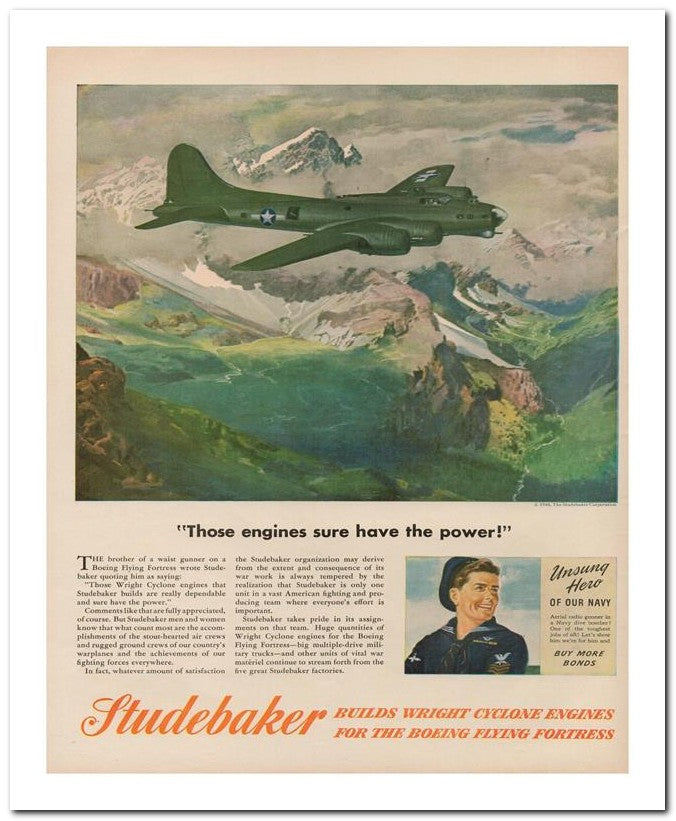 8x10 Vintage Ad 1944 Studebaker 02062503046